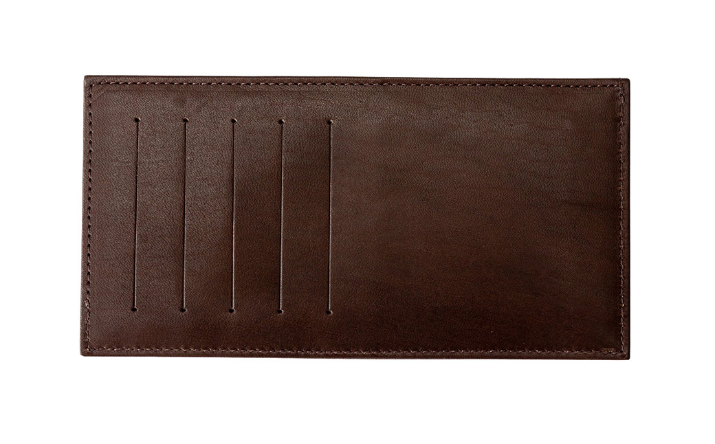 豊岡財布 フラグメントケース カード財布 コーヒー WLG2101 / 財布 ウォレット カードケース カード入れ スリム メンズ レディース 革 牛革 革小物 サステナブル シンプル デザイン 無地 マスミ鞄嚢