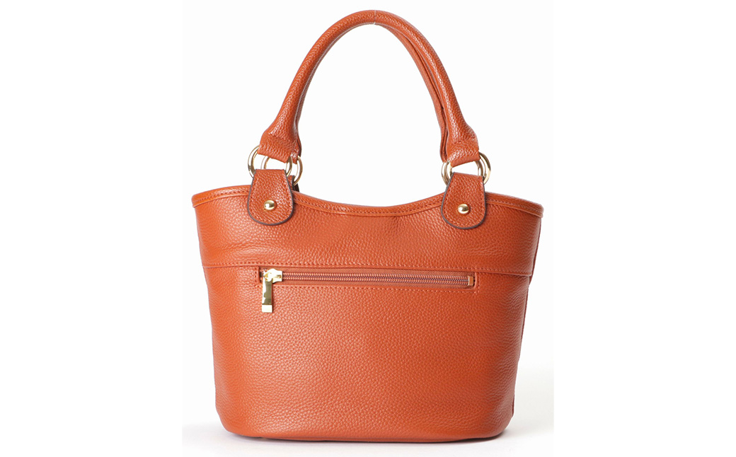 豊岡工房 牛革 手提げ（4259）キャメル / ミニ トートバッグ 手提げバッグ コロンとした バケツ型 底鋲  マグホック付き 柔らかい シュリンク牛革 メンズ レディース かばん カバン バッグ 鞄 国産 日本製 小田清株式会社