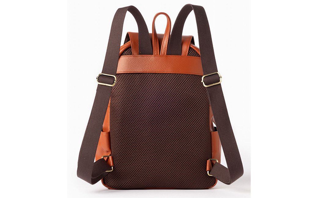 豊岡工房 牛革 軽量リュック（4405）キャメル / リュック 軽量 大容量 柔らかい シュリンク牛革 リュックサック 蒸れにくい メンズ レディース かばん カバン バッグ 鞄 国産 日本製 小田清株式会社