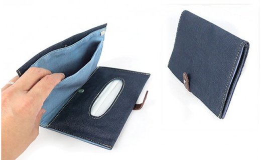 豊岡製　ＤＣＡ抗ウイルス・抗菌デニムのマスクケース