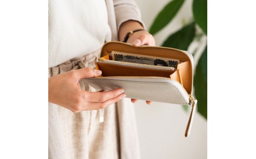 財布 豊岡財布 TUTUMU伊レザーRFW（グレー）