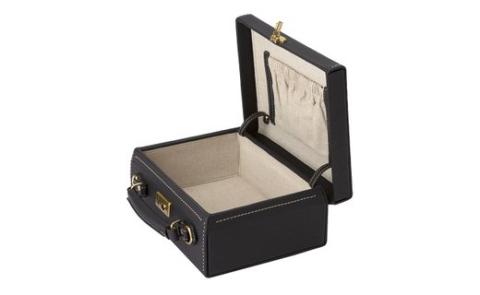 豊岡鞄　豆アタッシュケース　シュリンク（ブラック）