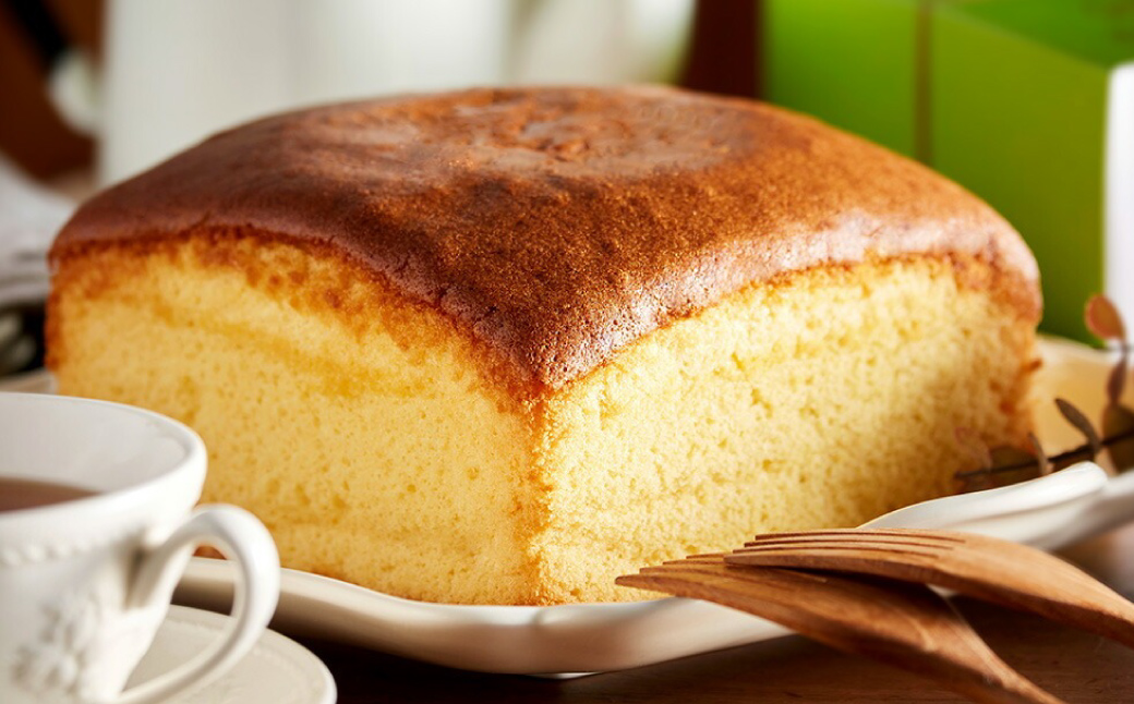 【コウノトリ育むお米使用】米粉カステラ一升枡焼き