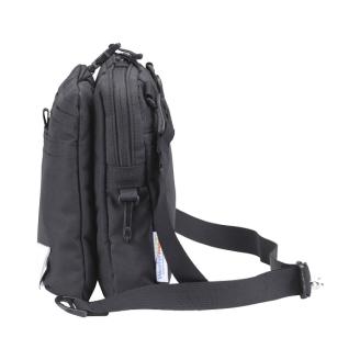 豊岡鞄 CIE WEATHER SHOULDER（071951）ブラック / 木和田正昭商店 撥水 ショルダーバッグ メンズ クラッチバック バックインバック