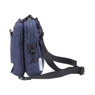 豊岡鞄 CIE WEATHER SHOULDER（071951）ネイビー / 木和田正昭商店 撥水 ショルダーバッグ メンズ クラッチバック バックインバック