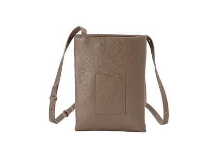 豊岡鞄 Shokolatt ショルダーポーチ 2層式 大 トープ