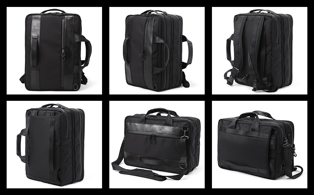 豊岡鞄 ベルーフバゲージ Urban Commuter 2x3WAY BRIEF PACK HA（ネイビー）/ beruf baggage バックパック ビジネスバッグ ビジネスリュック リュックサック メンズ リュックメンズ カバン