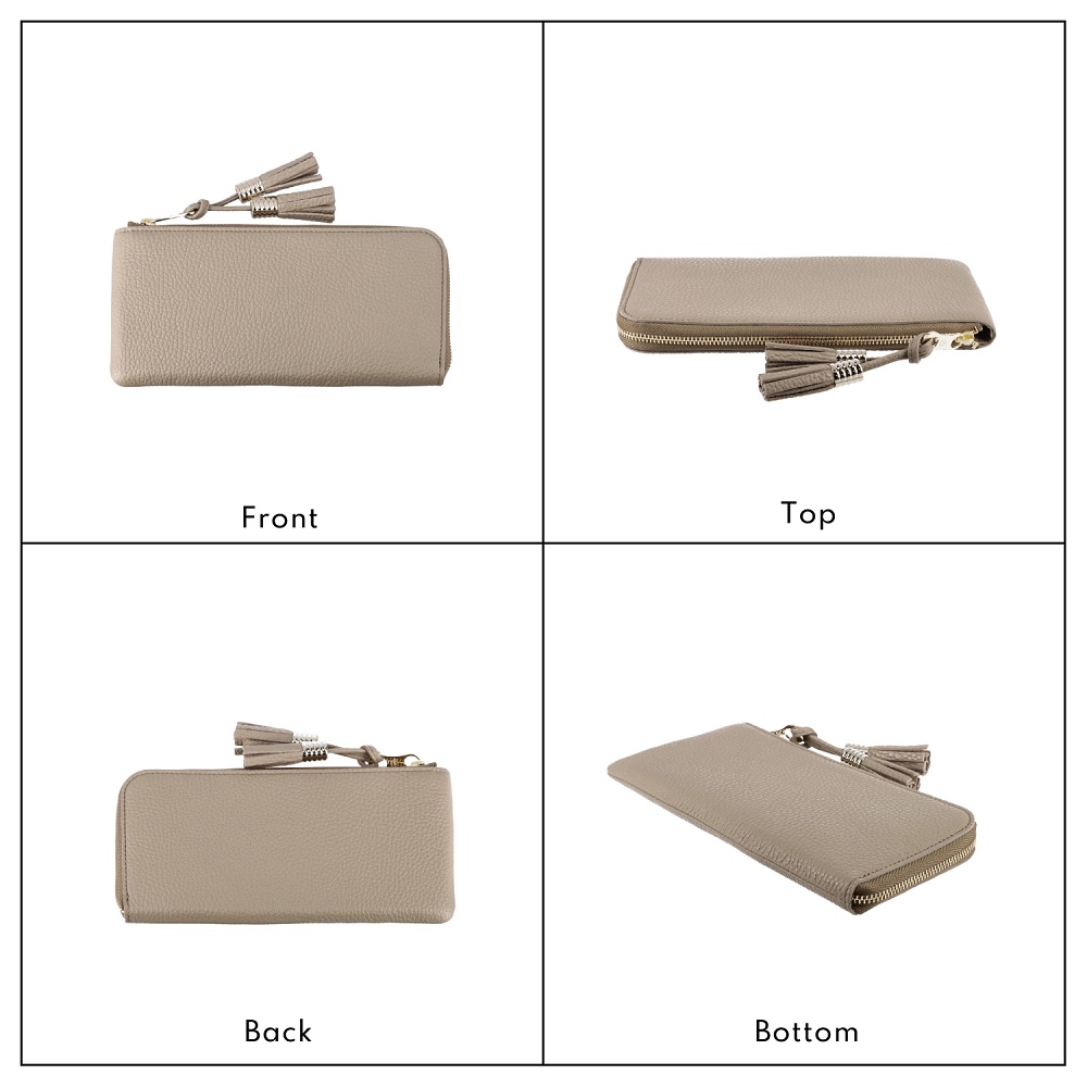 豊岡財布 loop ロングウォレットＳ　NU04-117　グレージュ