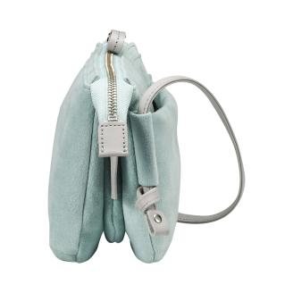 豊岡鞄　TUTUMU スエード Osanpo Wallet（S3101）ミント