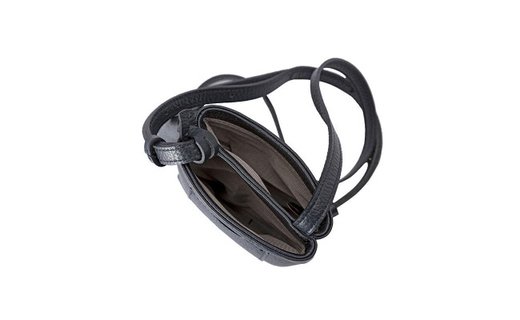 豊岡鞄 Shokolatt ショルダーポーチ 2層式 小 ネイビー