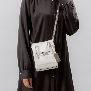 豊岡鞄　スクエアミニショルダー　CJTF-039　ホワイト