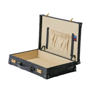 豊岡鞄　漁網デニム　カブセトランクM　KT04GMD　ネイビー