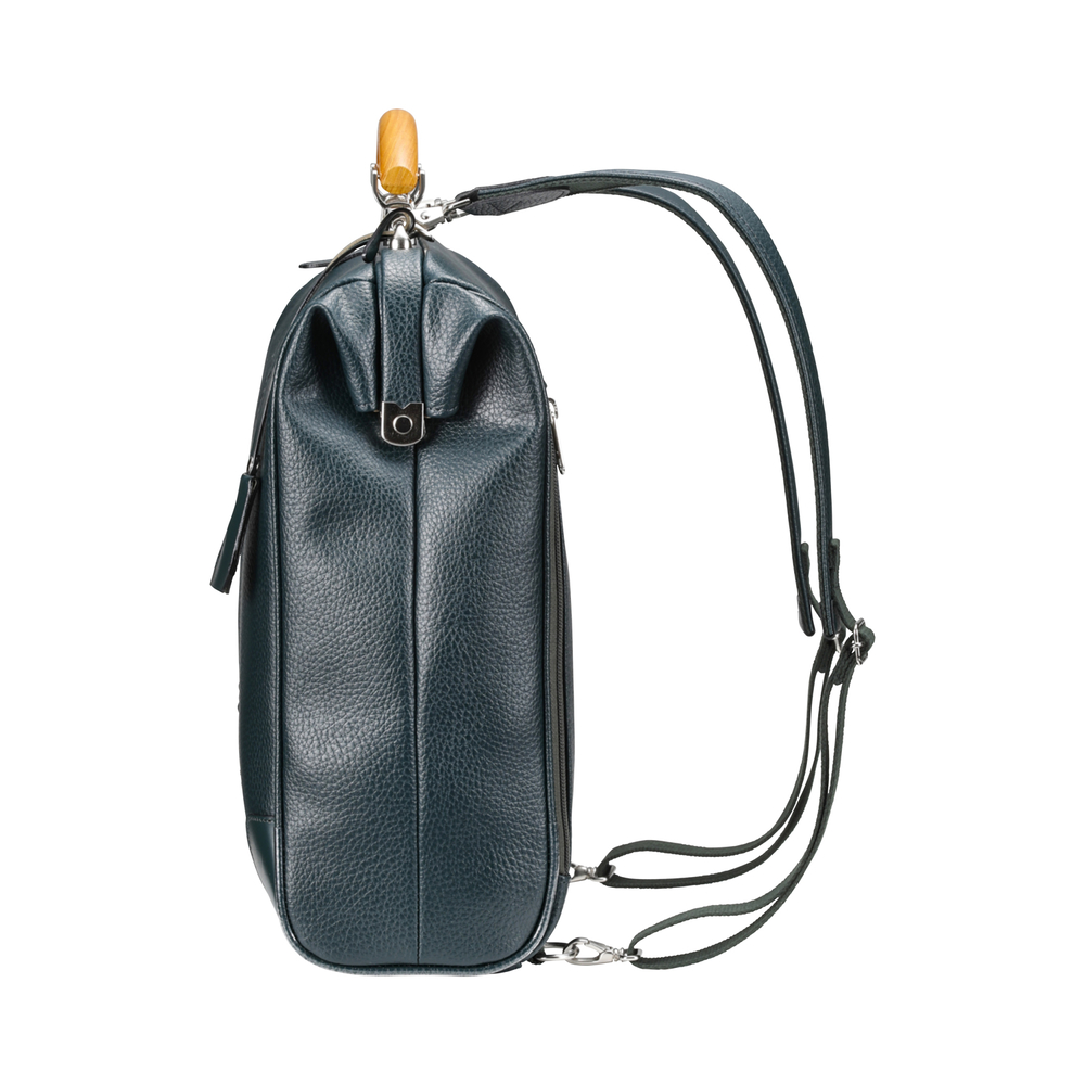 【高島屋選定品】豊岡鞄 YOUTA エルク 3way 縦ダレス (YK3ME) ダークグリーン / 木和田正昭商店 ダレスリュック ダレスバッグ 縦型ショルダー 手持ち リュック A4ファイル対応 14インチノートPC収納