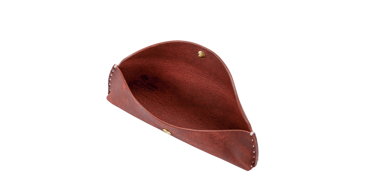 豊岡財布 haaki Leather ペンケース HLC502 ヴィーノ / 筆記具入れ 革 革小物 プエブロレザー 手縫いのステッチ ハンドメイド シンプル デザイン 無地 KOMOREBI 木和田正昭商店