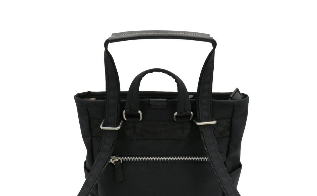 エコステップリュックショルダーバッグ(No.4009-01) ブラック / 2way リュック ショルダーバッグ 肩掛け メンズ レディース バッグ かばん カバン 鞄 日本製 木和田