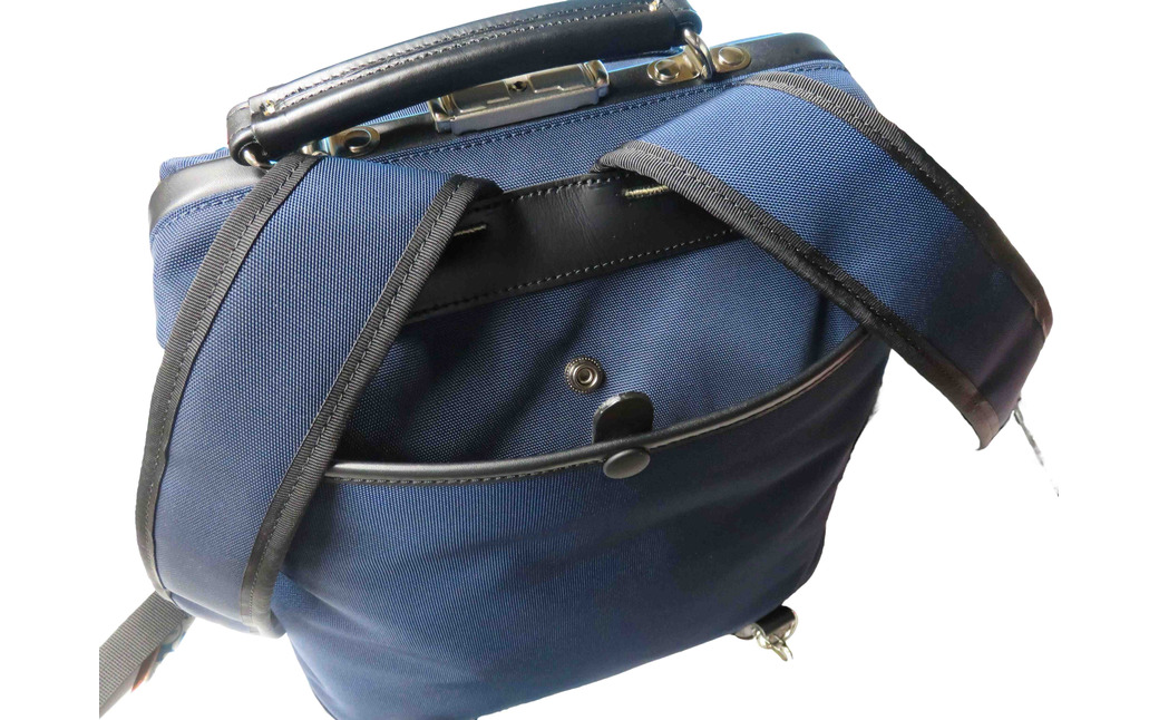 エビータダレスリュック(No.4999-60) ネイビー / リュック ダレス式開閉 軽量 撥水 開口部が大きい 出し入れがしやすい リュックサック バッグ かばん カバン 鞄 日本製 木和田