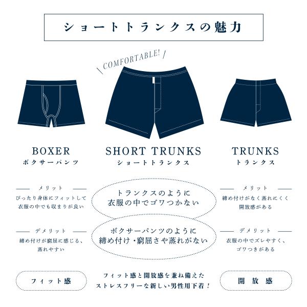 メンズ 下着 ショート トランクス XLサイズ 10枚 / 無地 / 12：Camel（全て同カラー） / ZIVANE ジバン / 締め付け感の無い / 専用BOX付き アンダーウェア