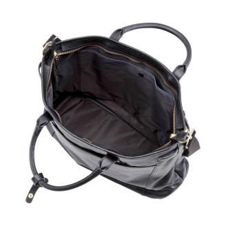 豊岡鞄皮革ビジネストート（ブラック）