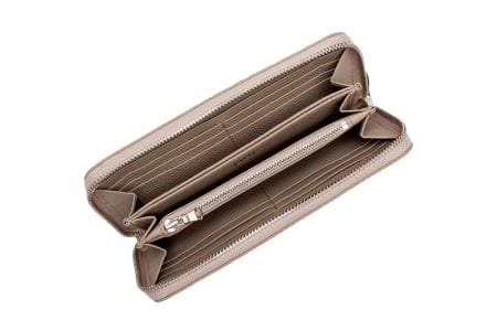 豊岡財布 ラウンドファスナー長財布 ドイツシュリンク （ライトグレー）