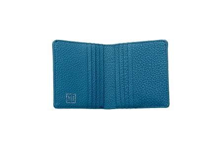 豊岡財布 2つ折りカード財布 ドイツシュリンク （ジーンブルー）