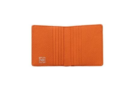 豊岡財布 2つ折りカード財布 ドイツシュリンク （オレンジ）