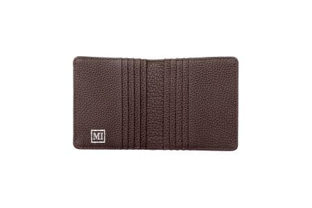 豊岡財布 2つ折りカード財布 ドイツシュリンク （チョコ）