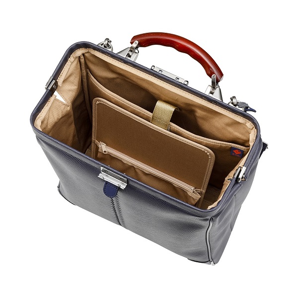 豊岡鞄　YOUTA LIZARD3WAY縦ダレスL（YK3）ネイビー