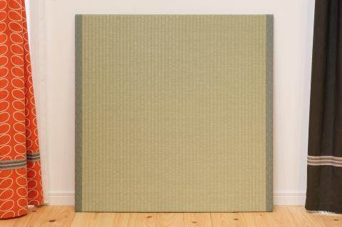 フロアー畳 和紙製畳表 グリーン 9枚 / 畳マット フローリング 畳 畳に敷くだけ 置き畳 インテリア 国産 和室 洋室 リフォーム 畳みマット フローリング畳 おしゃれ 高耐久 滑り止め【株式会社植村畳】