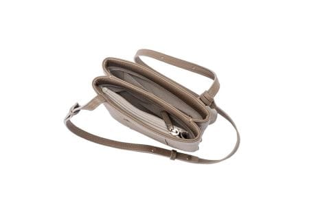 豊岡鞄 Shokolatt ショルダーポーチ 2層式 大 トープ