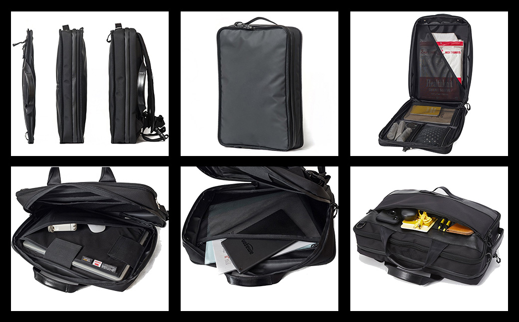 豊岡鞄 ベルーフバゲージ Urban Commuter 2x3WAY BRIEF PACK HA（ネイビー）/ beruf baggage バックパック ビジネスバッグ ビジネスリュック リュックサック メンズ リュックメンズ カバン