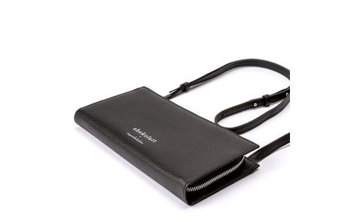 豊岡財布　トラベルモバイルショルダーL（ブラック）