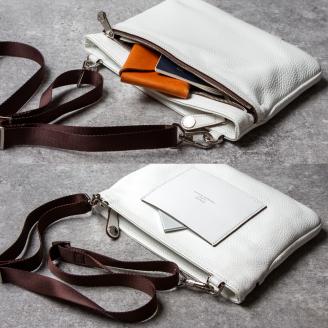 豊岡鞄サコッシュCJTE-024(ホワイト)