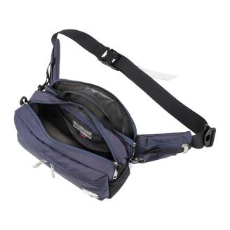 豊岡鞄 CIE WEATHER BODYBAG with MARKET BAG（071954）ネイビー / 木和田正昭商店 撥水 ウエストポーチ ボディバッグ ウエストバッグ メンズ レディース スマートフォン 財布 A5手帳収納 エコバッグ付属