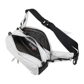 豊岡鞄 CIE WEATHER BODYBAG with MARKET BAG（071954）グレー / 木和田正昭商店 撥水 ウエストポーチ ボディバッグ ウエストバッグ メンズ レディース スマートフォン 財布 A5手帳収納 エコバッグ付属