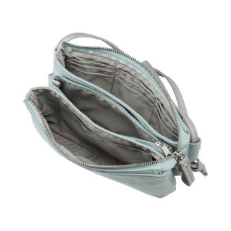 豊岡鞄　TUTUMU スエード Osanpo Wallet（S3101）ミント