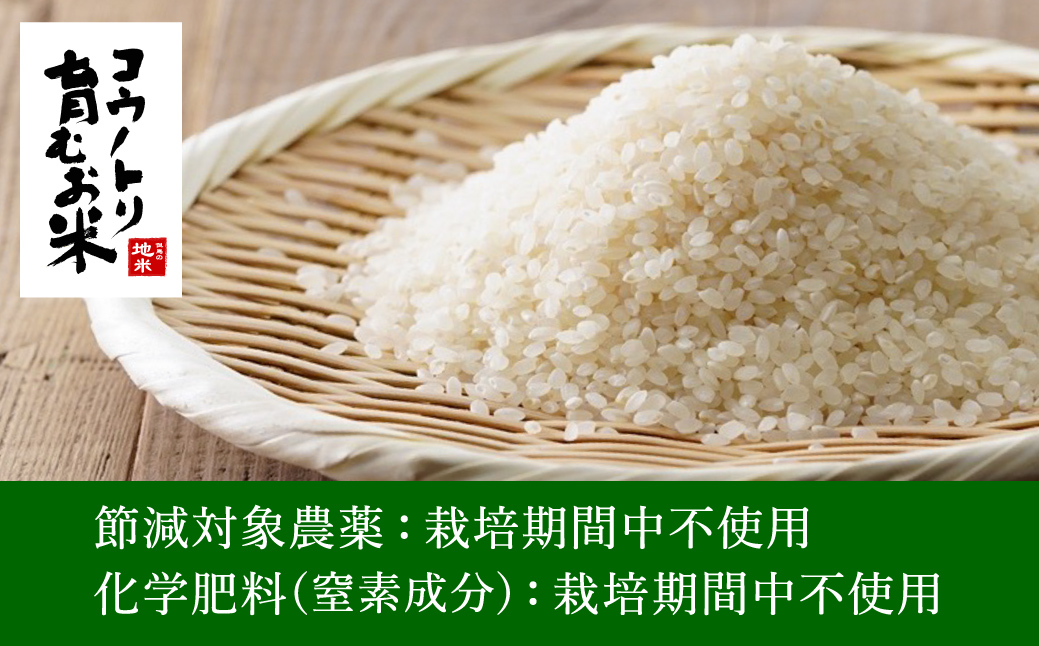 令和7年産 無農薬 玄米 5kg コウノトリ育むお米 但馬産 こしひかり 兵庫県産 (5kg×1袋) 無農薬 お米 5キロ 玄米 コウノトリ米 コシヒカリ 農薬不使用 特別栽培米 予約 コメ こめ ご飯 ライス 無農薬米