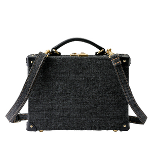 豊岡鞄　漁網デニム　カブセトランクS　KT05GMD　ネイビー