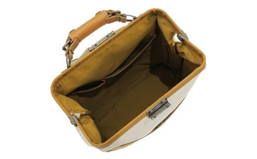 木綿屋五三郎 帆布コンビダレスリュック（No.4978-24）生成×芥子