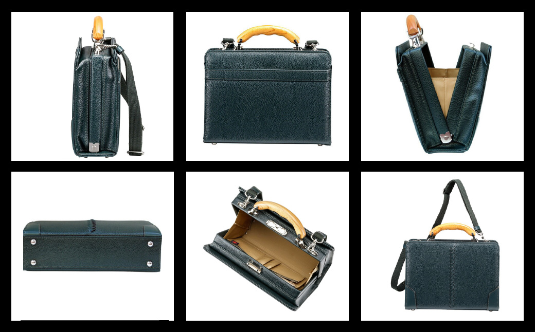 豊岡鞄 YOUTA エルク3Dir.ダレスSD YKM59E Dグリーン