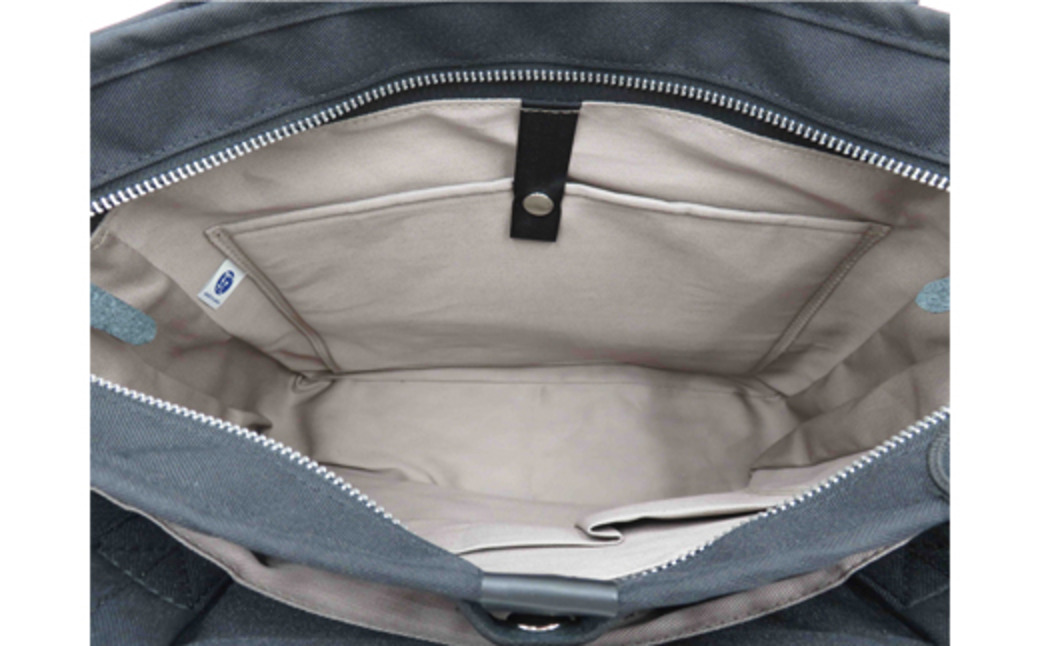 エコステップ肩掛けトート (No.4005-01) ブラック / 木和田 トートバッグ 軽量 撥水 ポリエステル ポケット 高級 かばん カバン バッグ 鞄 手作り メンズ レディース 日本製