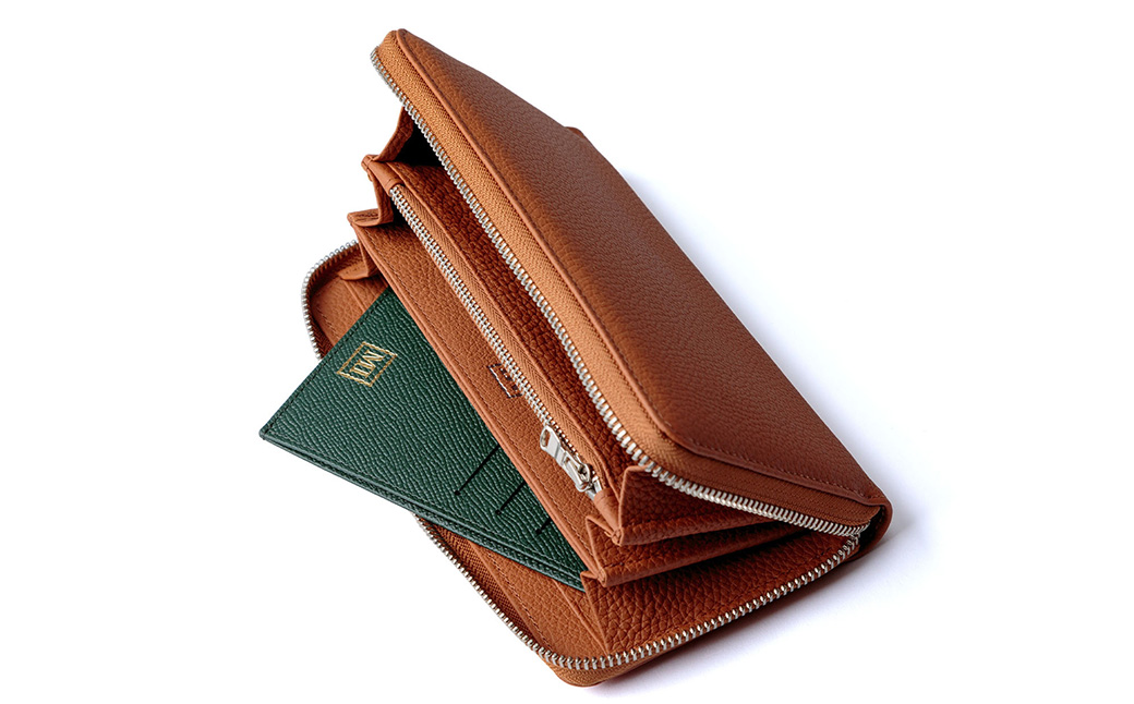 豊岡財布 ウォレットイン カードホルダー ドイツ製本革使用 ネイビー ZCD02 / カードケース  革 革小物 コンパクト 長財布に収まる  シンプル デザイン 無地 マスミ鞄嚢