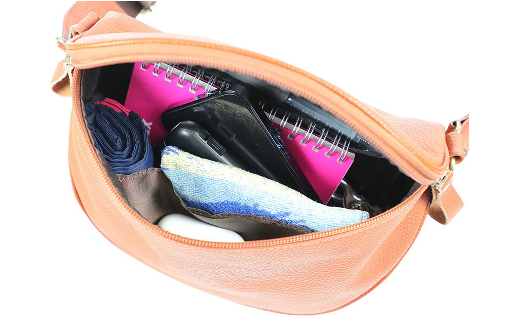 豊岡工房 牛革 軽量ボディバッグ（6020）キャメル / ボディバッグ 軽量 斜めがけ メンズ レディース かばん カバン バッグ 鞄 国産 日本製 小田清株式会社