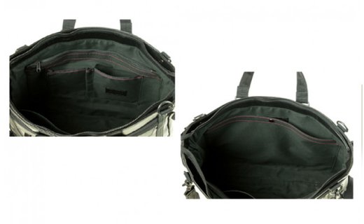 豊岡産　牛革・薄マチバッグ　CROSSROAD（505011ブラック）