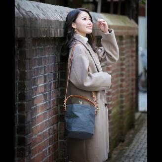 豊岡鞄　TUTUMU cube （S2700　24-175）グレー