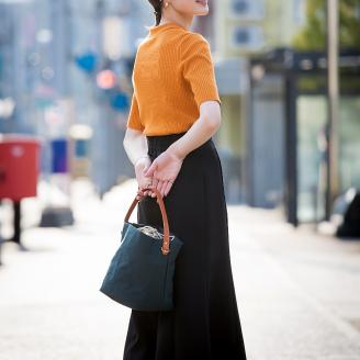 豊岡鞄　TUTUMU cube （S2700　24-175）カーキ