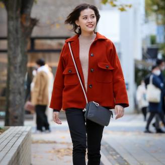 豊岡鞄　TUTUMU Osanpo Wallet（S3100　24-178）グレー