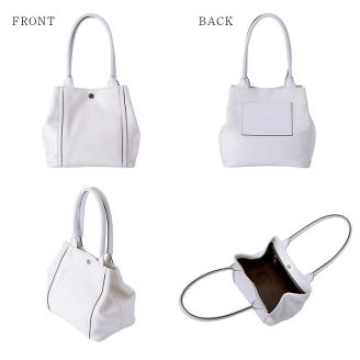 豊岡鞄スクエアトートCJTE-026（ホワイト）