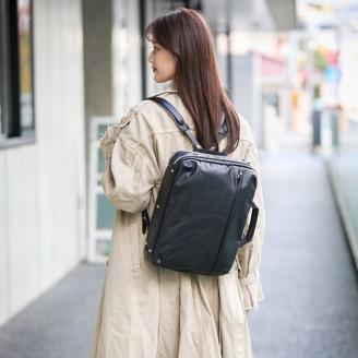 豊岡鞄　anti-mode style Pista 3WAY 2R（A70000）江戸黒