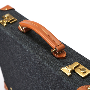 豊岡鞄　漁網デニム　カブセトランクM　KT04GMD　キャメル