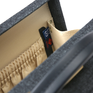 豊岡鞄　漁網デニム　カブセトランクS　KT05GMD　ネイビー